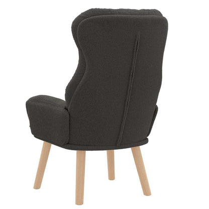 Relaxing Chair Dark grey 69 x 74 x 93 cm Fabric