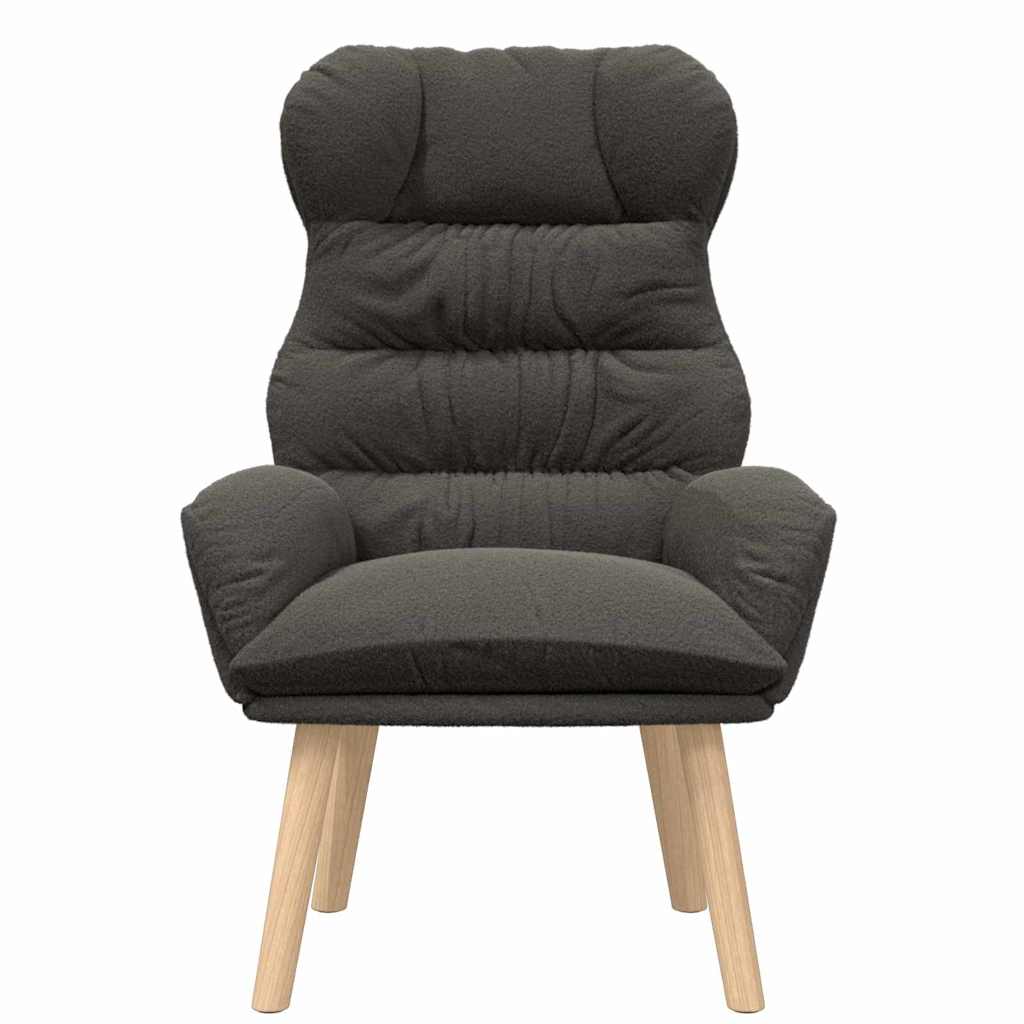 Relaxing Chair Dark grey 69 x 74 x 93 cm Fabric