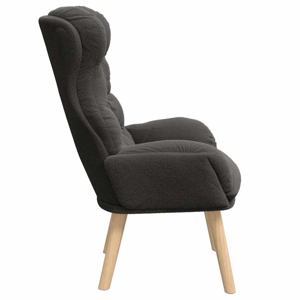 Relaxing Chair Dark grey 69 x 74 x 93 cm Fabric