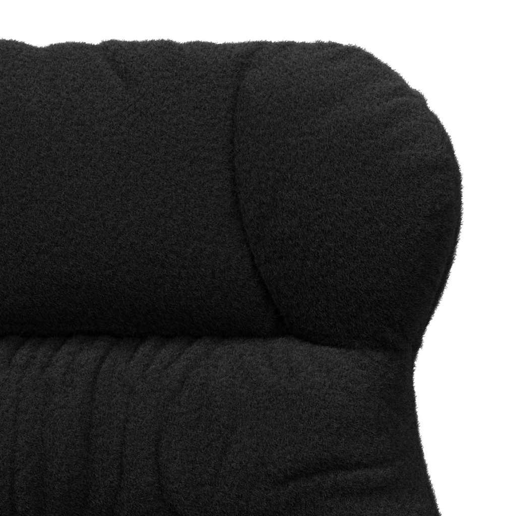 Relaxing Chair Black 69 x 74 x 93 cm Fabric