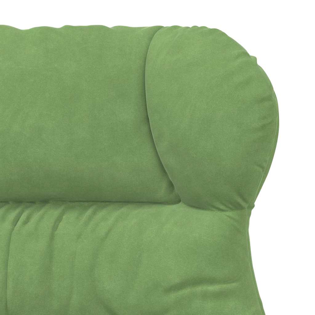 Relaxing Chair Light green 69 x 74 x 93 cm Velvet