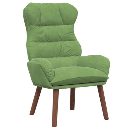 Relaxing Chair Light green 69 x 74 x 93 cm Velvet