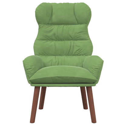 Relaxing Chair Light green 69 x 74 x 93 cm Velvet