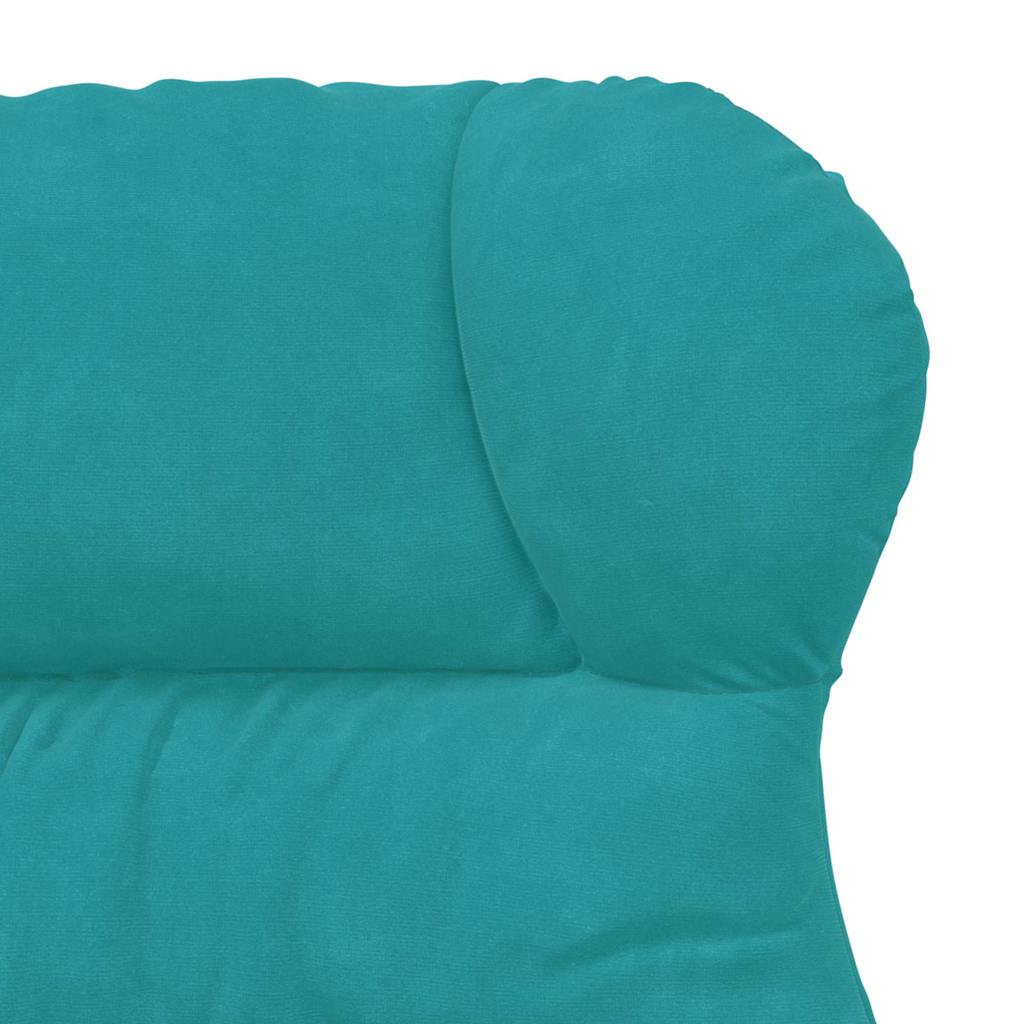 Relaxing Chair Turquoise 69 x 74 x 93 cm Velvet