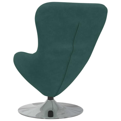 Egg Chair Dark green 63 x 73 x 90 cm Velvet