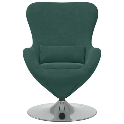 Egg Chair Dark green 63 x 73 x 90 cm Velvet