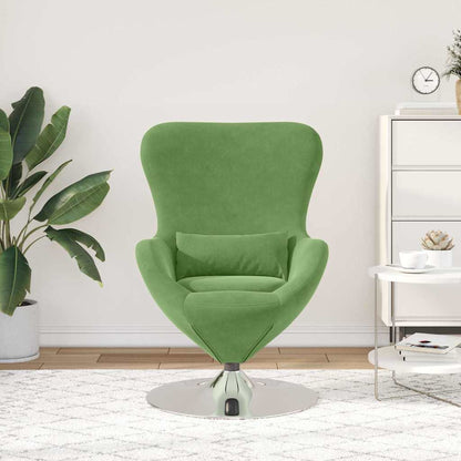 Egg Chair Light green 63 x 73 x 90 cm Velvet