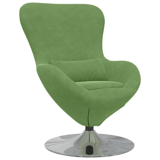 Egg Chair Light green 63 x 73 x 90 cm Velvet