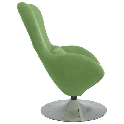 Egg Chair Light green 63 x 73 x 90 cm Velvet