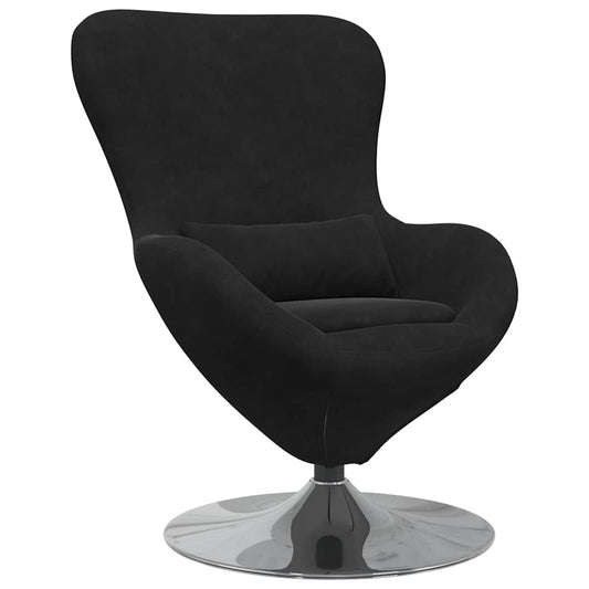 Egg Chair Black 63 x 73 x 90 cm Velvet