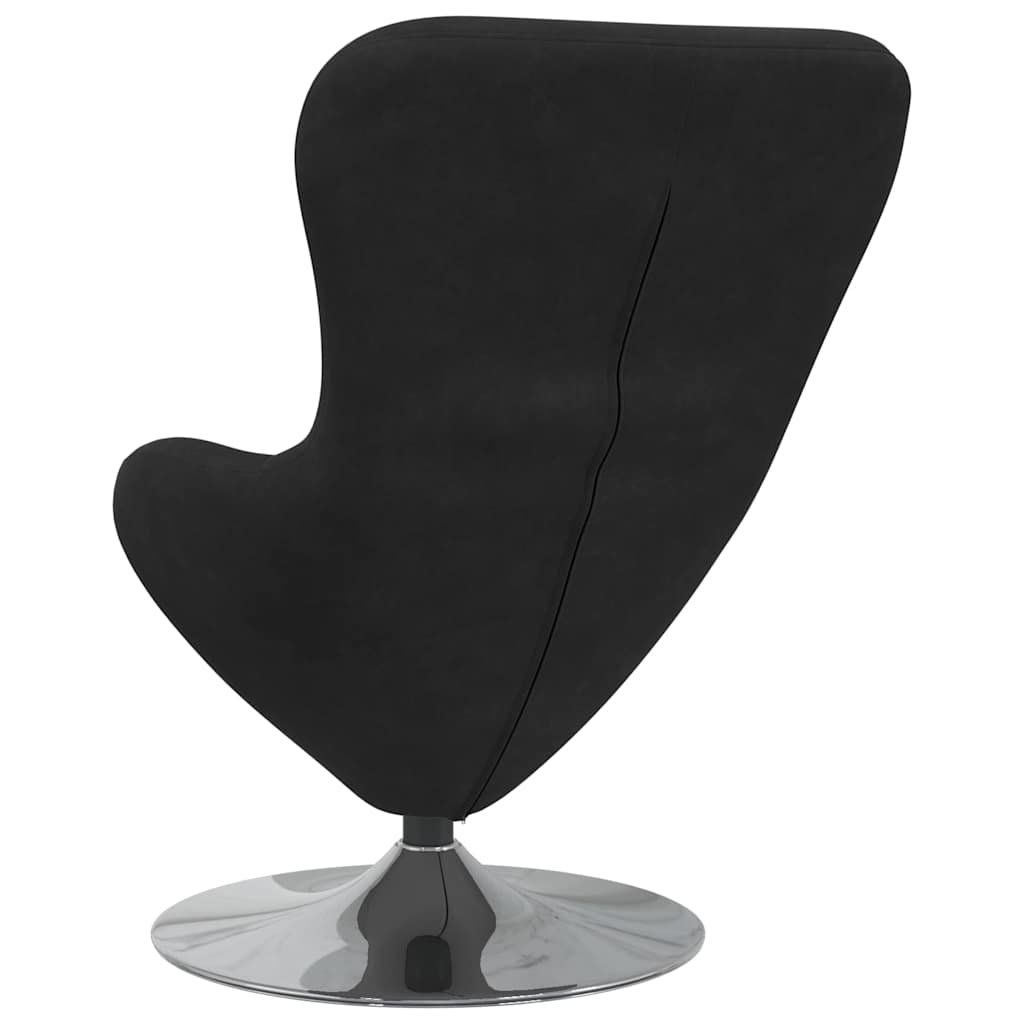 Egg Chair Black 63 x 73 x 90 cm Velvet