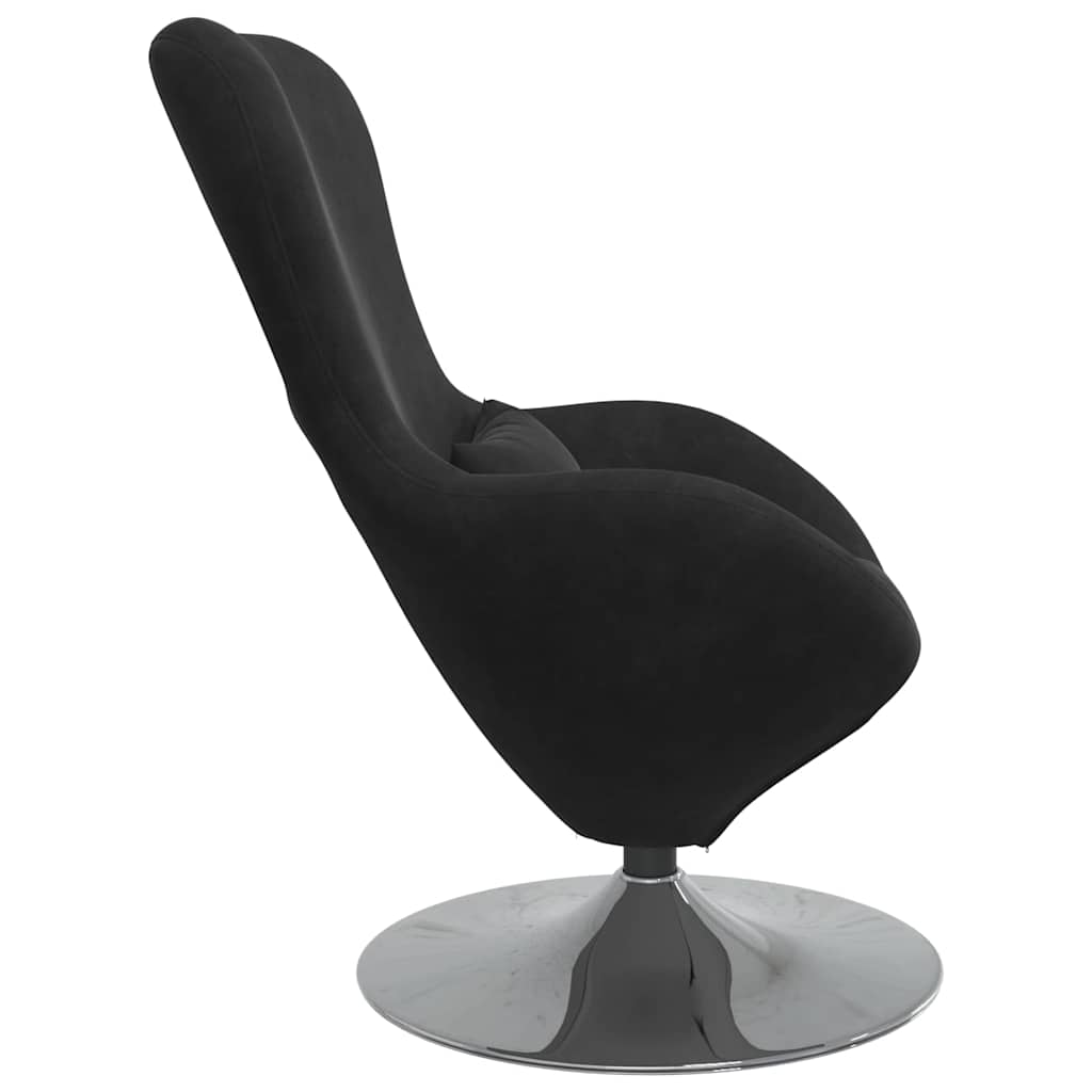 Egg Chair Black 63 x 73 x 90 cm Velvet