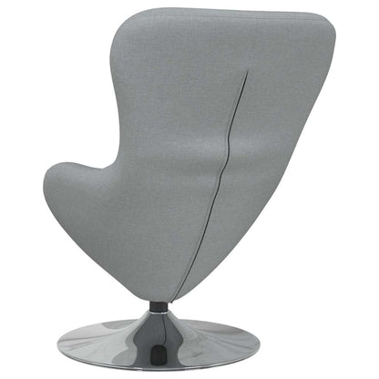 Egg Chair Light grey 63 x 73 x 90 cm Fabric
