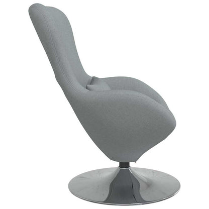 Egg Chair Light grey 63 x 73 x 90 cm Fabric