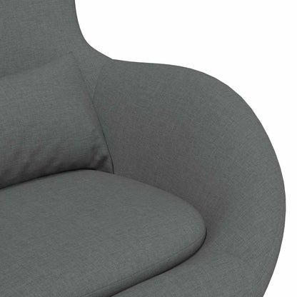 Egg Chair Dark grey 63 x 73 x 90 cm Fabric