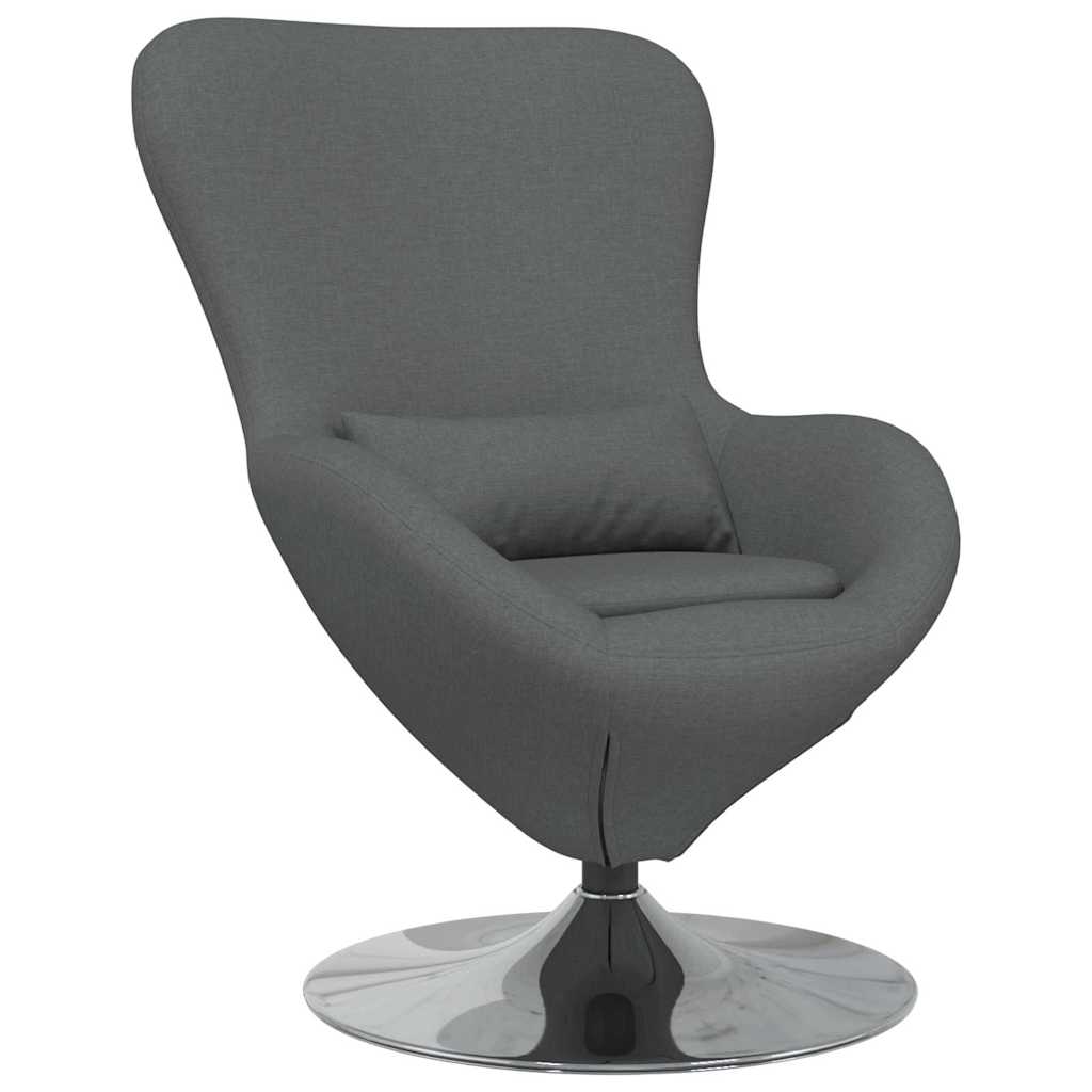 Egg Chair Dark grey 63 x 73 x 90 cm Fabric