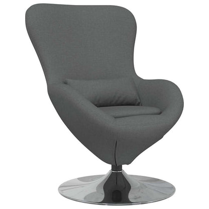 Egg Chair Dark grey 63 x 73 x 90 cm Fabric