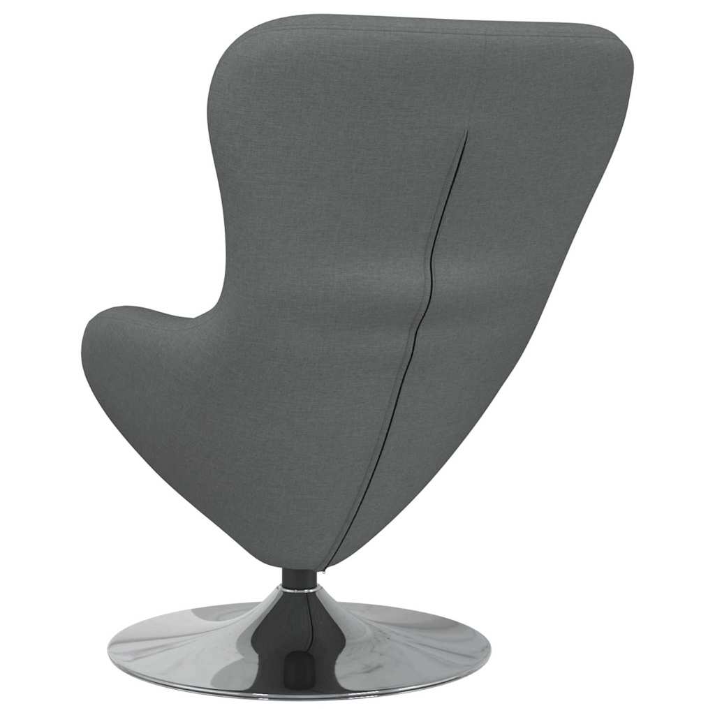 Egg Chair Dark grey 63 x 73 x 90 cm Fabric
