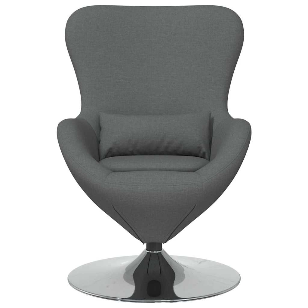 Egg Chair Dark grey 63 x 73 x 90 cm Fabric
