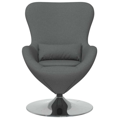 Egg Chair Dark grey 63 x 73 x 90 cm Fabric