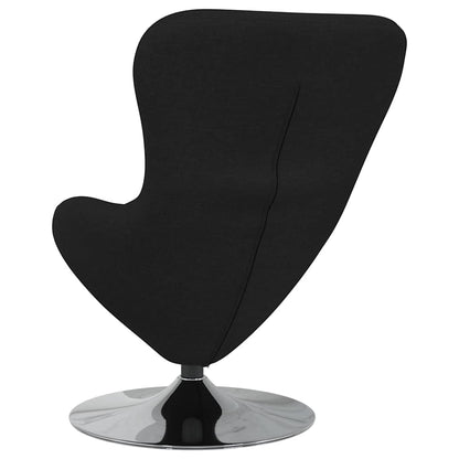 Egg Chair Black 63 x 73 x 90 cm Fabric