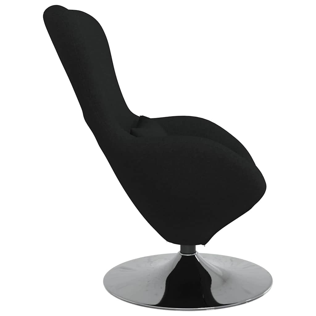 Egg Chair Black 63 x 73 x 90 cm Fabric