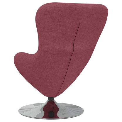 Egg Chair Wine red 63 x 73 x 90 cm Fabric
