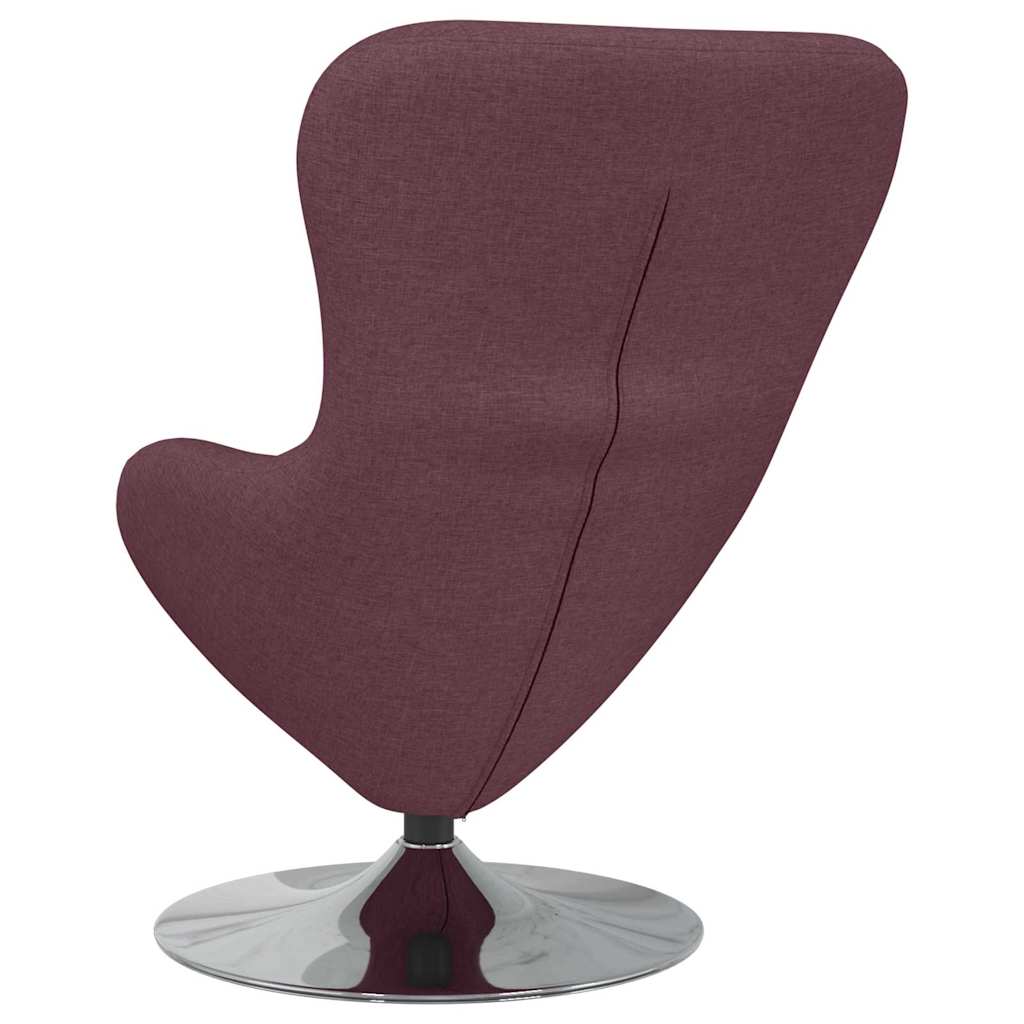Egg Chair Purple 63 x 73 x 90 cm Fabric