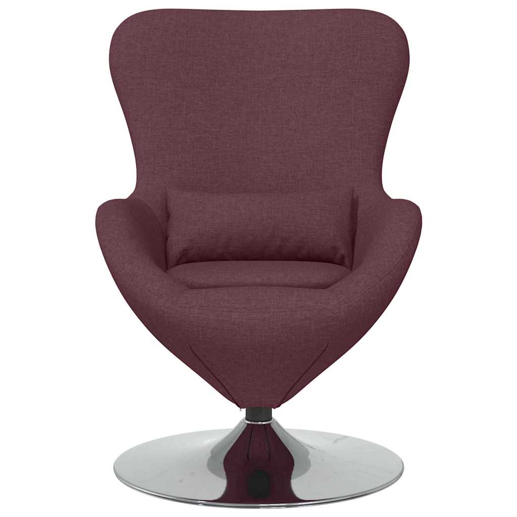Egg Chair Purple 63 x 73 x 90 cm Fabric