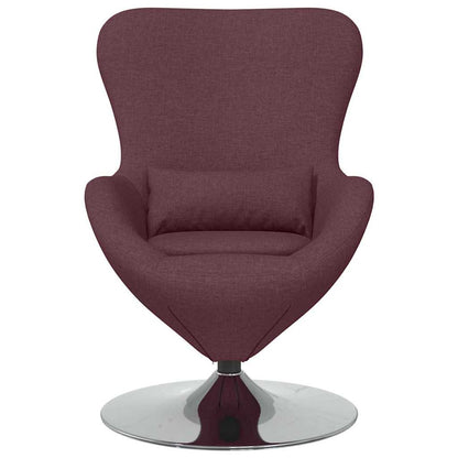 Egg Chair Purple 63 x 73 x 90 cm Fabric