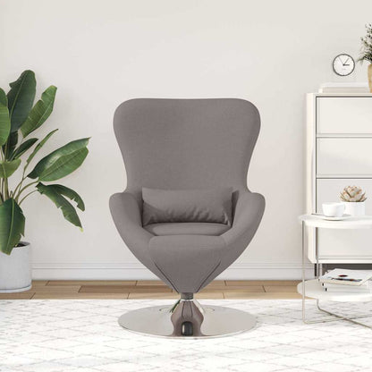 Egg Chair Taupe 63 x 73 x 90 cm Fabric