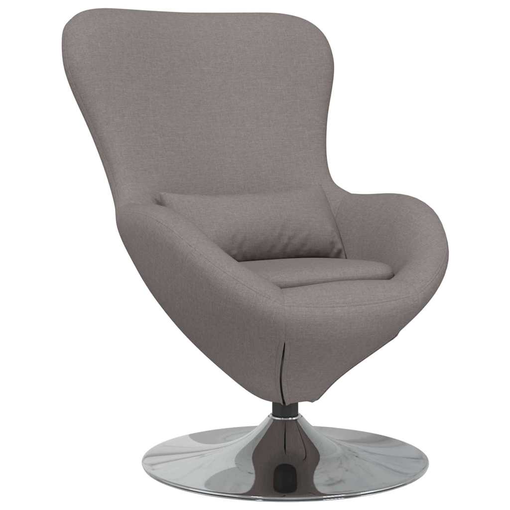 Egg Chair Taupe 63 x 73 x 90 cm Fabric