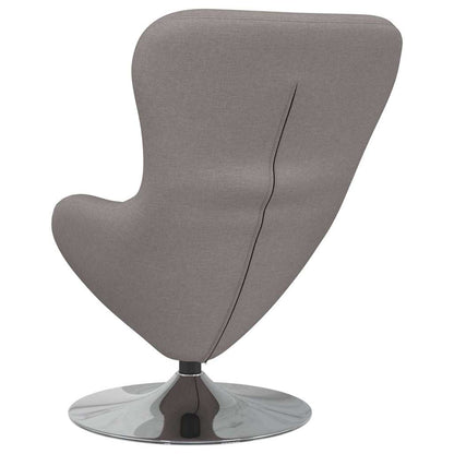 Egg Chair Taupe 63 x 73 x 90 cm Fabric