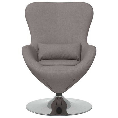 Egg Chair Taupe 63 x 73 x 90 cm Fabric