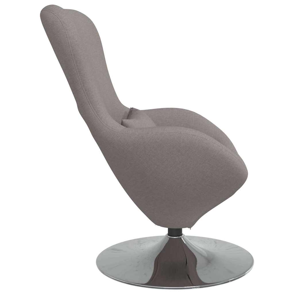 Egg Chair Taupe 63 x 73 x 90 cm Fabric