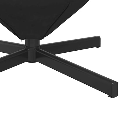 Egg Chair Black 63 x 73 x 90 cm Velvet