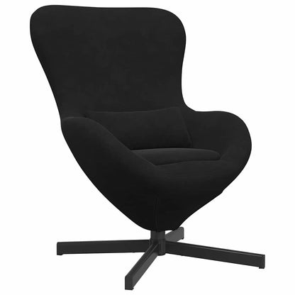Egg Chair Black 63 x 73 x 90 cm Velvet