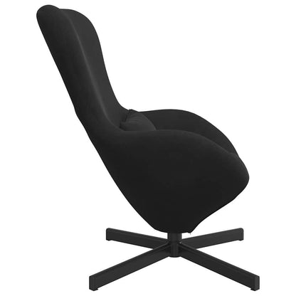 Egg Chair Black 63 x 73 x 90 cm Velvet