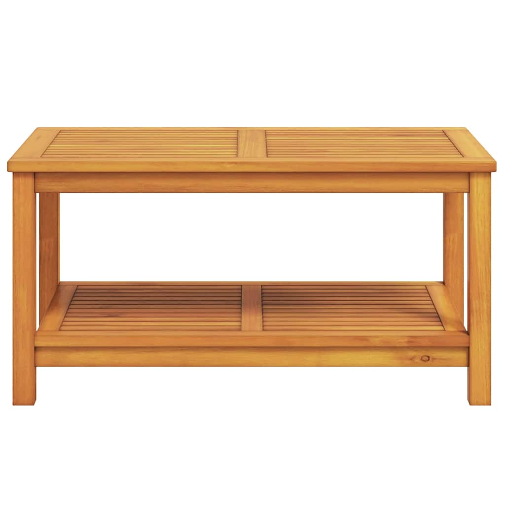 Side Table Oil Natural 90 x 50 x 45 cm Solid Acacia Wood