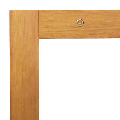 Side Table Oil Natural 70 x 35 x 35 cm Solid Acacia Wood