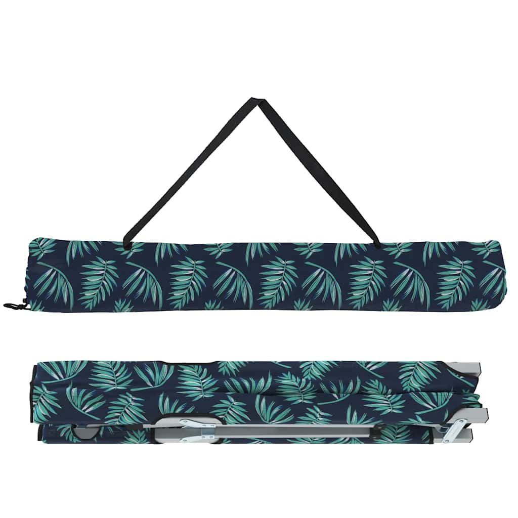 Folding Camping Bed Folding Leaf Forest 194 x 62.5 x 42.5 cm