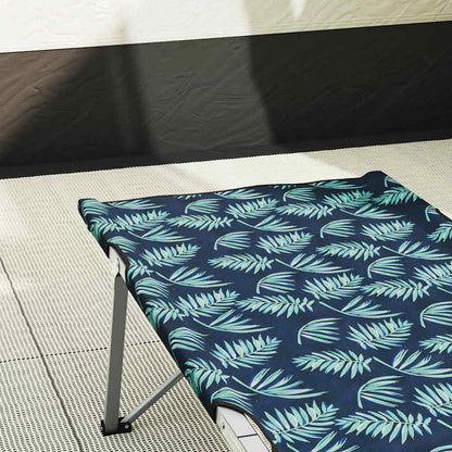 Folding Camping Bed Folding 2 pcs Forest 194 x 62.5 x 42.5 cm