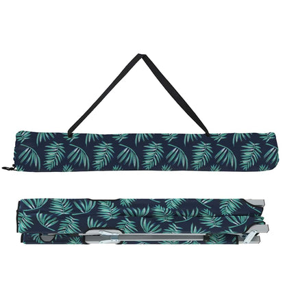 Folding Camping Bed Folding 2 pcs Forest 194 x 62.5 x 42.5 cm