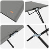 Folding Camping Bed Folding Grey 206 x 76 x 74 cm Oxford fabric
