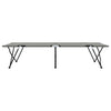 Folding Camping Bed Folding Grey 206 x 76 x 74 cm Oxford fabric