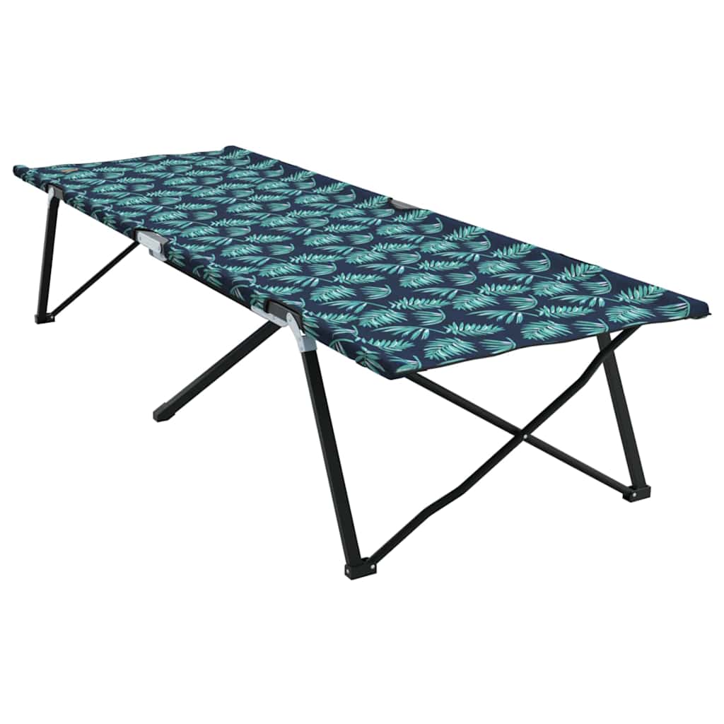 Folding Camping Bed Folding Leaf 2 pcs Forest 206 x 76 x 74 cm