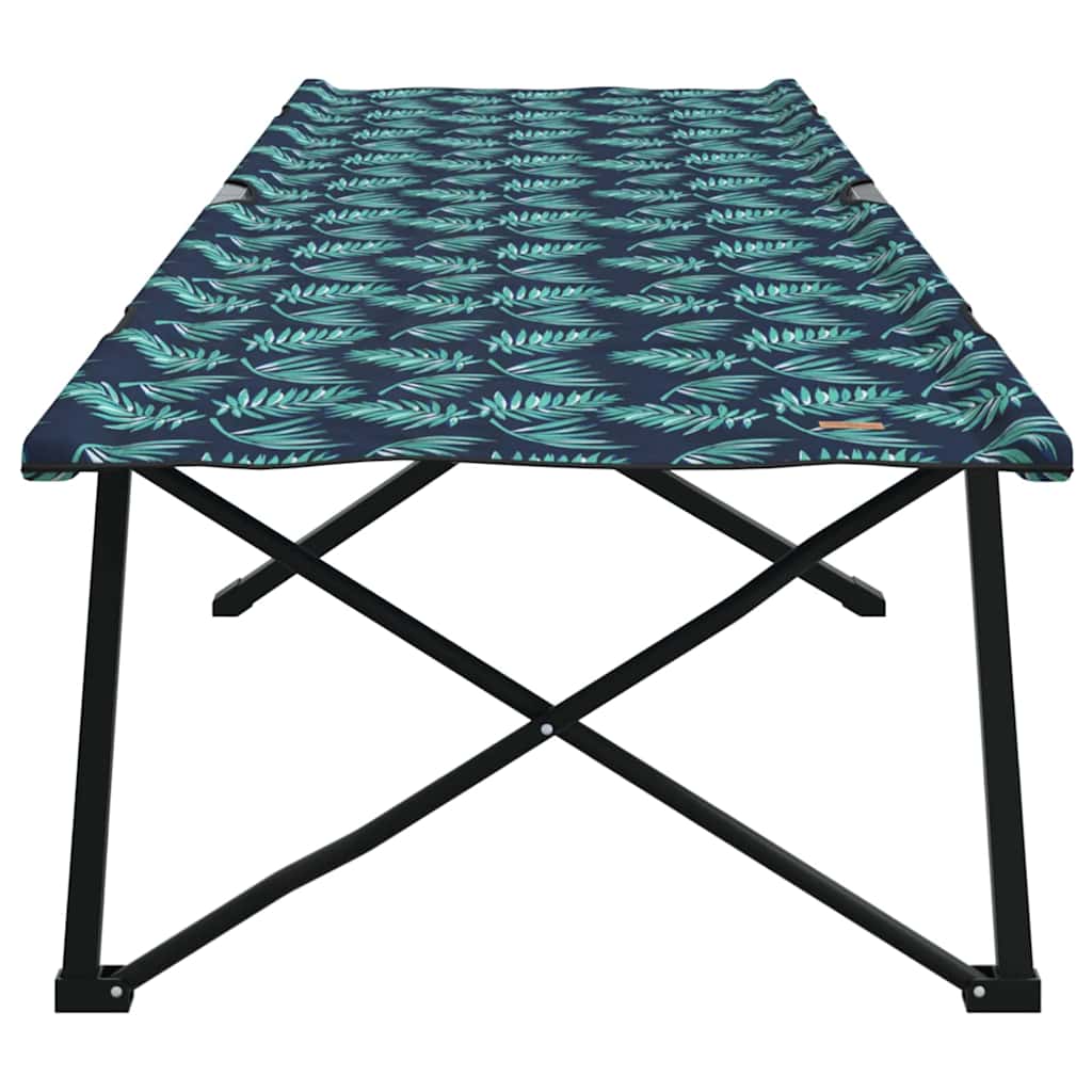 Folding Camping Bed Folding Leaf 2 pcs Forest 206 x 76 x 74 cm