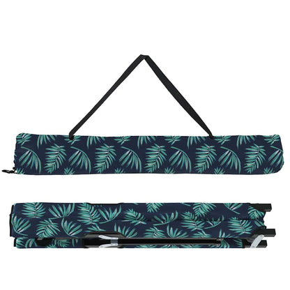 Folding Camping Bed Folding Leaf 2 pcs Forest 206 x 76 x 74 cm