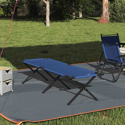 Folding Camping Bed Folding Blue 193 x 69 x 45 cm Oxford fabric
