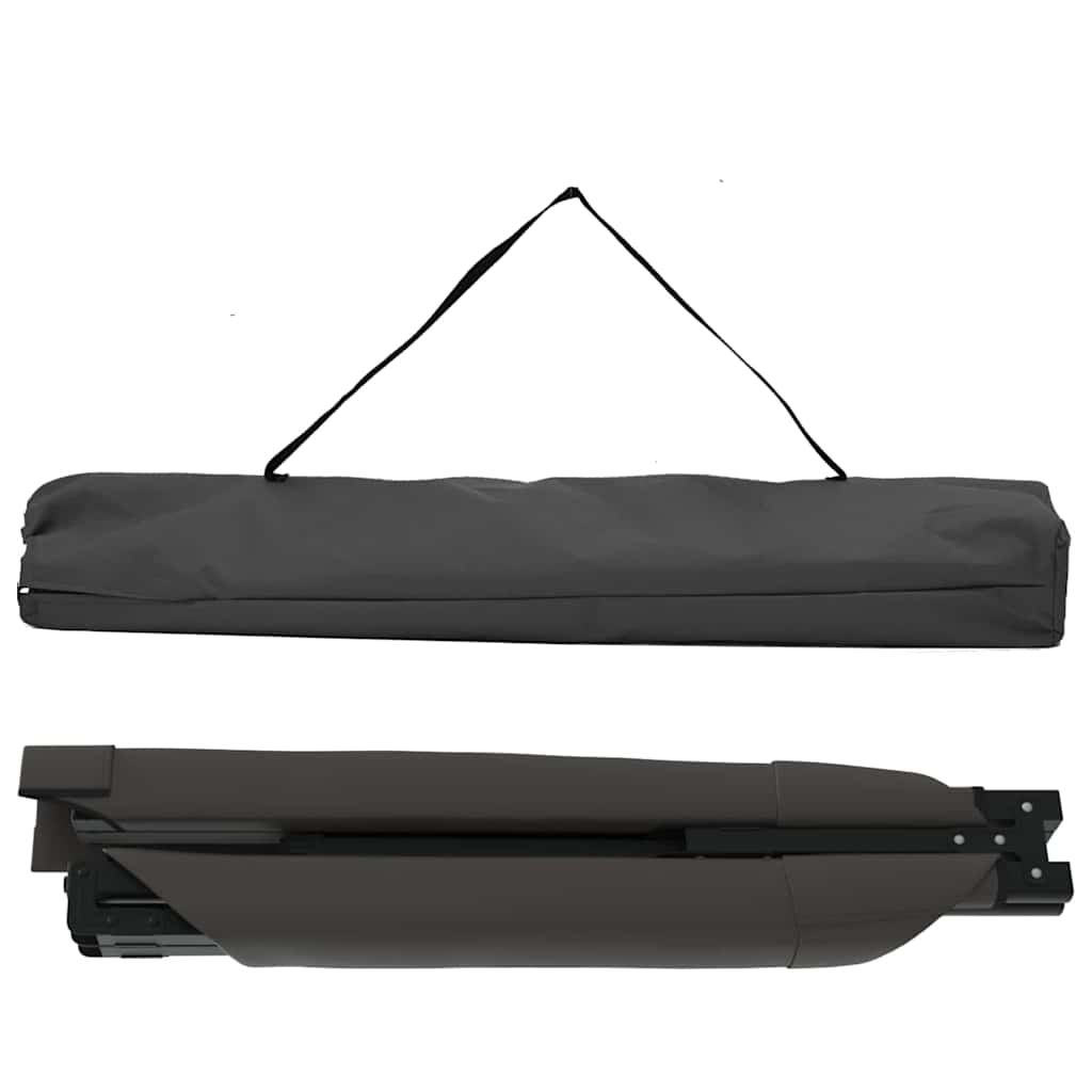 Folding Camping Bed Manual Black 193 x 69 x 45 cm Oxford fabric